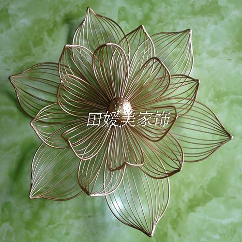 !Iron art indoor Wall decoration a living room Wall hangings Flower Wall hanging Wall three-dimensional decorate Wallflower Lotus Wall decorationin the Home accessories , Mural category - from Buy2taobao.com to provide professional Taobao agent buy service
