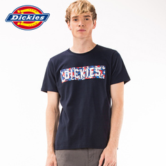 Dickies2016春夏季新款经典logo纯棉印花短袖T恤161M30WD12