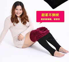 大码女裤秋胖mm200斤高腰棉裤冬加厚保暖超厚加绒打底裤加肥加大