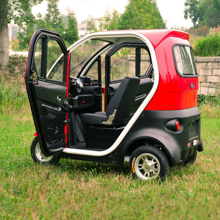 信步mini&middot;逍客豪华封闭老年代步车休闲电动车电瓶车接送孩子