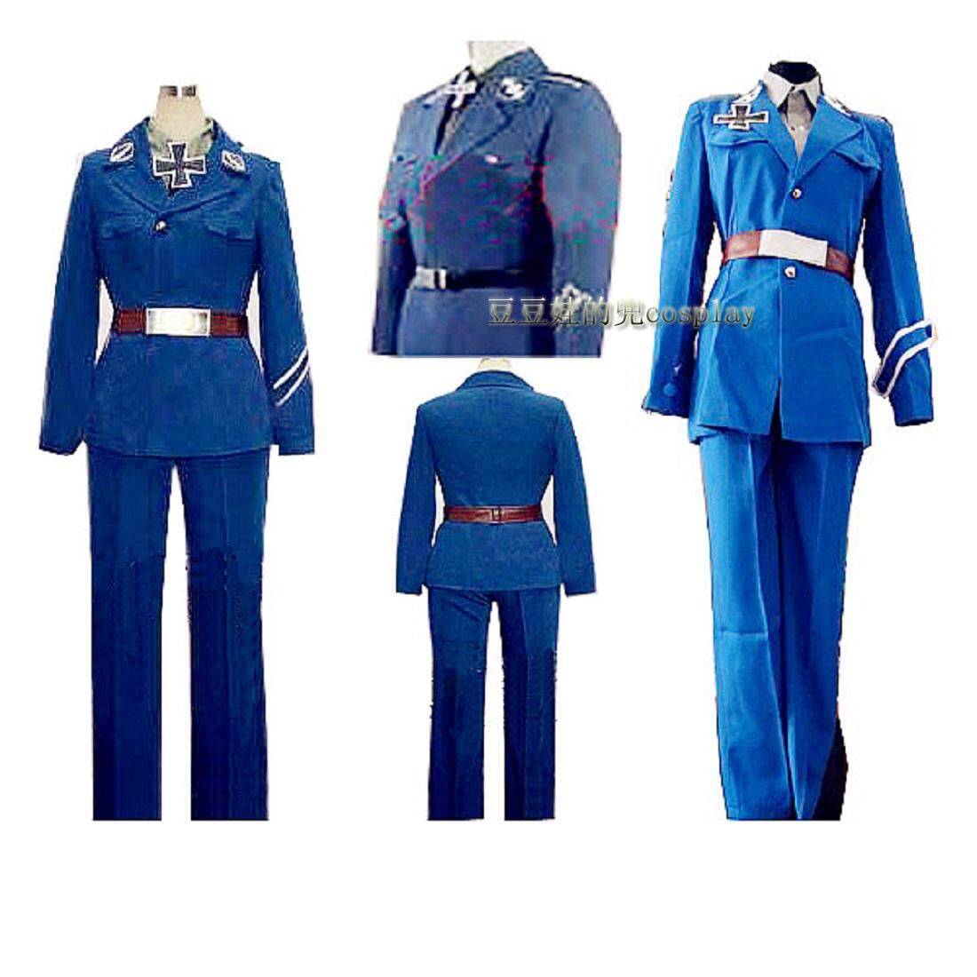 cosplay动漫游戏黑塔利亚国拟人普鲁士军服cos服免邮定制