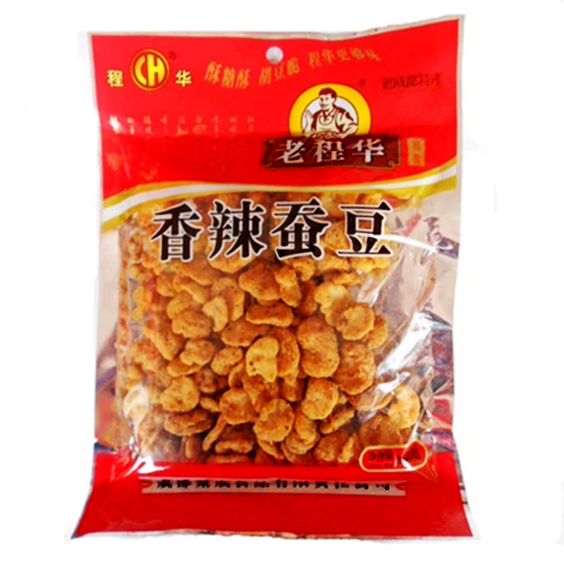 拍10袋包邮四川特产老程华 香辣蚕豆150克香脆胡豆休闲零食小吃|ruв категории закуски/орехи/специальность, ореховый/орехи/жареные семечки, соевые продукты - от Buy2taobao.com для оказания профессиональной услуги покупки агента Taobao