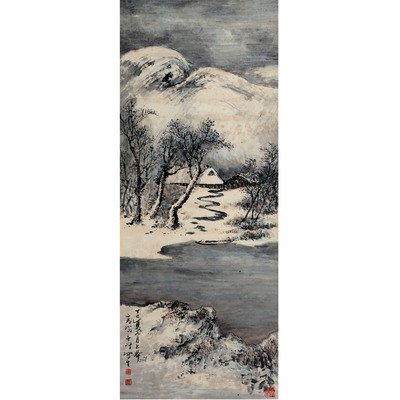 高奇峰 《雪景图》