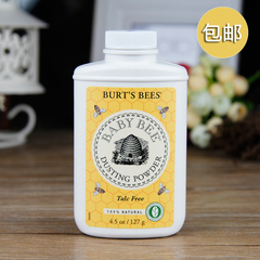 美国代购 小蜜蜂Burt's Bees天然婴儿爽身粉 痱子粉127G 无滑石粉