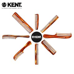 英国肯特kent梳子进口正品便携油头梳美发梳按摩防静电手工直板梳