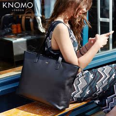 Knomo2015新款英国KNOMO MADDOX 电脑包 时尚真皮女包牛皮单肩包