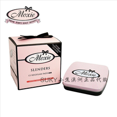 Moxie卫生巾公主粉色盒 日用超薄轻薄 不含荧光剂 送铁盒 现货