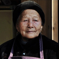 秋冬季女老式老太太阿婆帽子花朵边保暖冬帽老奶奶超厚夹棉包头帽