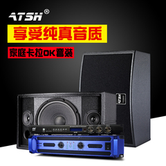 ATSH/爱特声 OK-05家庭k歌卡拉ok音箱套装会议室ktv专业卡包音响