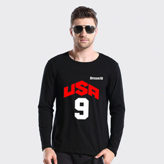 美国梦十队伊戈达拉9号篮球T恤Instagram网红新款大码男士上衣