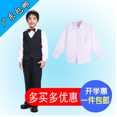 深圳校服美丽奥正品专卖小学男生秋冬礼服儿童演出服班服长袖衬衫