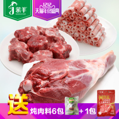 蒙羊 4900g超值大礼包内蒙生羊肉清真生鲜羊肉羊腿羊肉片羊蝎子