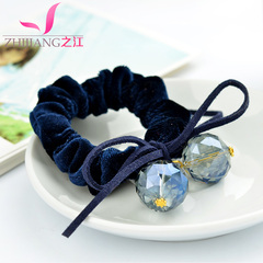 Jiang jewelry cloth hair bands of Korea rope string crystal glass flower girl tiara bands