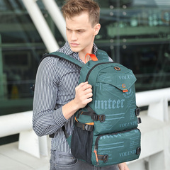 2016新款大容量双肩包女背包旅行包电脑包防水帆布学生书包男包潮