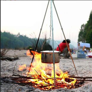 7075 Aviation Aluminum pole tripod The fire Portable Hanging pot Bracket Bonfire Ultralight Campfire outdoors Camp Tripodin the Outdoor/Mountaineer/Camping/Travel Goods , Stoves/Tableware/Picnic barbecue supplies , BBQ/Grill category - from Buy2taobao.com to provide professional Taobao agent buy service