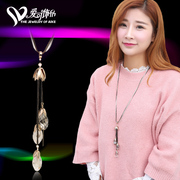 Love ornaments, 16 new Pearl CZ necklace fashion jewelry women short dress fashion necklace pendant