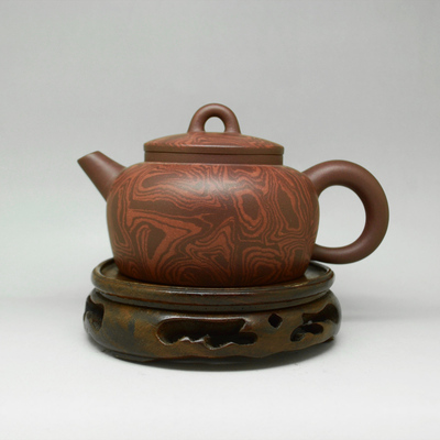 大师吕尧臣之子实力陶手 国家级工艺美术师 吕俊庆《得福》