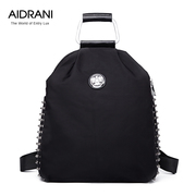 Ai Danni 2015 fall/winter new style bag rivet canvas backpack Korean version of Joker cloth nylon backpack surge