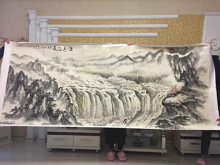 胡海疆名人名家字画，收藏送礼国粹国画山水