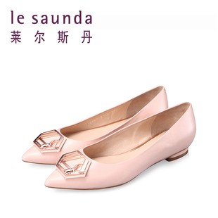 louisvuitton服飾台灣專櫃 萊爾斯丹2020新款專櫃女鞋扣飾尖頭平跟女單鞋8M10302 louisvuittontw