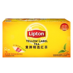 Lipton/立顿 黄牌精选红茶S50（2g*50包）/盒