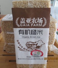 盖亚农场有机糙米东北精品有机无激素 450g 杂粮 非转基因 2包包