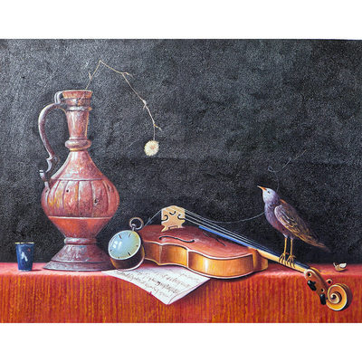 《有小提琴的静物》honhodzhaev