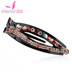 Zhijiang issuing fish caught Korea rhinestones Duckbill clip is a simple bangs clip Barrette hair clip jewelry