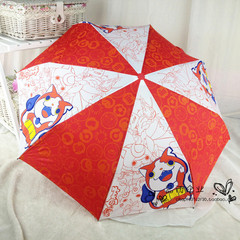可爱卡通猫咪男女学生大儿童三折雨伞创意动漫成人晴雨伞折叠特价