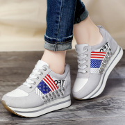 Centennial sports shoes 2015 spring shoes with new stylish rivets thick-soled platform shoes flat shoes