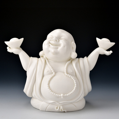 【中国白 陈仁海】 省级工艺美术大师 欢喜就好