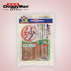 日本多格漫 宠物零食 纱系列-蔬菜鸡肉切条 犬零食 肉干肉条