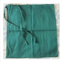医用治疗巾 墨绿色手术洞巾纯棉包布双层白色手术器械消毒包创巾