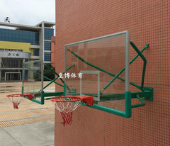 成人 标准 户内外 壁挂篮球架 篮球架 挂墙上篮球架 厂价直销