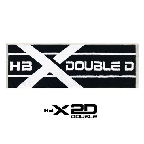胡兵hb&double d 限量款 黑白双面定制 纯棉大毛巾长毛巾 浴巾
