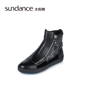 香奈兒太陽鏡好嗎 sundance 太陽舞冬季新款 個性牛皮高幫休閑鞋短靴S5598089 香奈兒太陽鏡專櫃