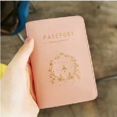 护照包新款可爱多功能短款护照夹套 日本防水护照保护套
