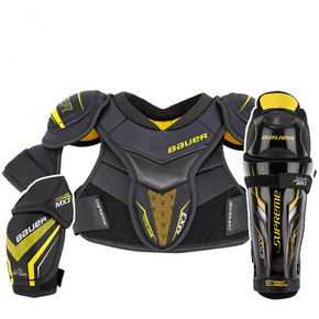 鲍尔球鞋儿童bauermx3冰球护胸视频冰冰球冰球杆护胸护胸冰球冰球边超权图片