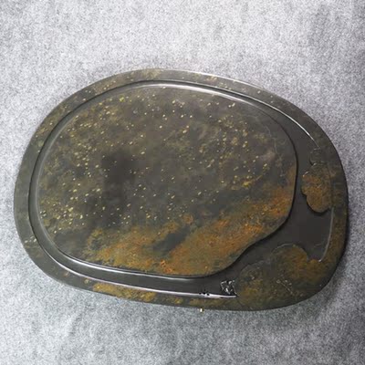 济源坑《星夜蛙鸣》金星鱼籽石茶盘