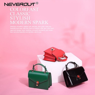 lv經典郵差包細節 Neverout 妮維奧 20新品 經典百搭牛皮郵差斜挎女包NP2020 lv經典郵差包