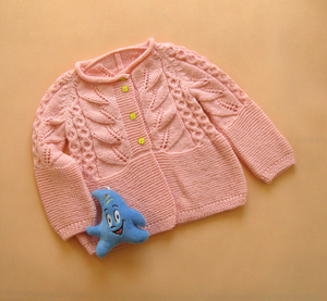 甜美教主◆宝宝毛衣外套㊣纯手工编织可定制儿童装