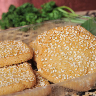 扬州特产传统大麒麟阁办公室零食点心椒盐方酥160g/盒满2件包邮