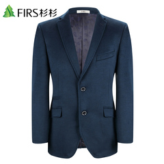 Firs/杉杉男士时尚都市修身羊毛加厚便服冬外套休闲西装FXC615486