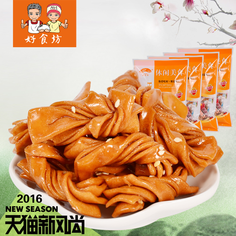 好食坊-蜜麻花180g*4袋 特色美食小吃零食老北京特产大礼包糕点店产品展示图1