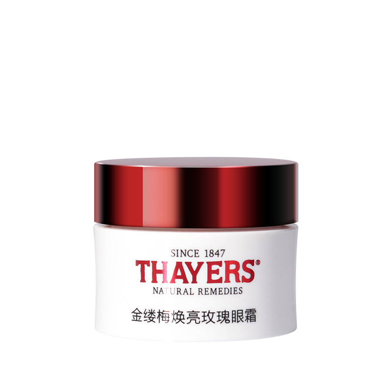 THAYERS/津尔氏金缕梅焕亮玫瑰眼霜15g 眼部护理淡化细纹保湿补水产品展示图3