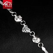 New wing S925 silver girl heart shape bracelet love sweet bracelet sent his girlfriend a gift sent Korean girlfriend