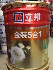 立邦漆 立邦金装净味五合一 净味5合1内墙乳胶漆墙面漆18L 涂料