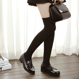 日本burberry哪買 日系學院風jk雪松日本制服鞋平底中跟表演學生鞋女單鞋子cosplay 日本burberry手帕