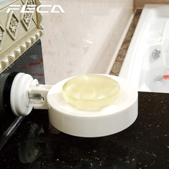 台湾feca非卡吸盘式肥皂香皂盘香皂盒香皂收纳架可移动 特价