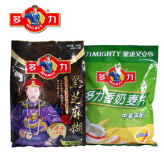 多力加钙铁中老年香奶麦片560g 江南味黑芝麻糊520g